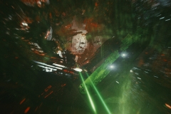 Star Wars: The Last Jedi The Millennium Falcon being chased by First Order TIE Fighters Photo: Lucasfilm Ltd. © 2017 Lucasfilm Ltd. All Rights Reserved.