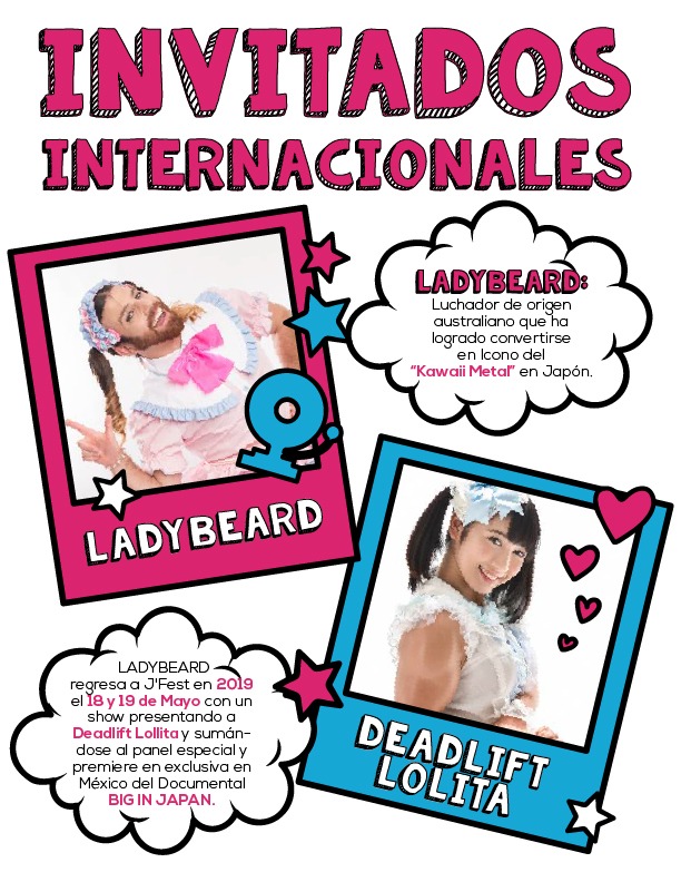 J’Fest 2019 Invitados Internacionale