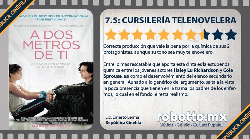 Reseña: A dos metros de tí.