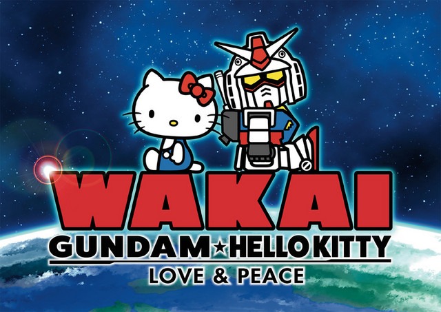 Gundam vs Hello Kitty
