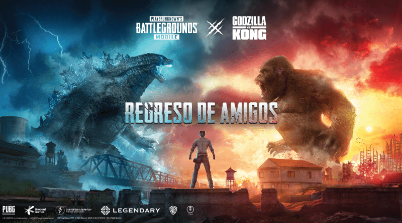 Godzilla y Kong aterrizarán en PUBG MOBILE