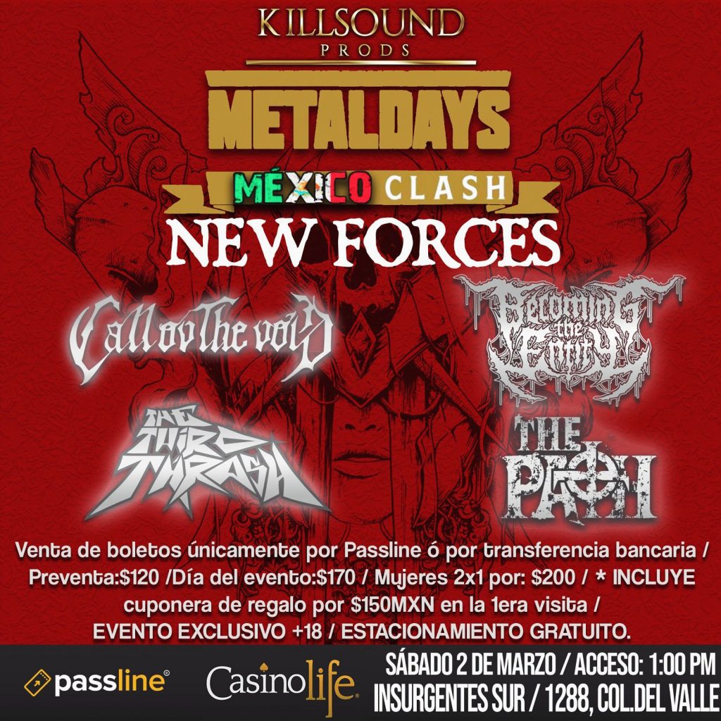 MetalDays, Mexico Clash, New Forces