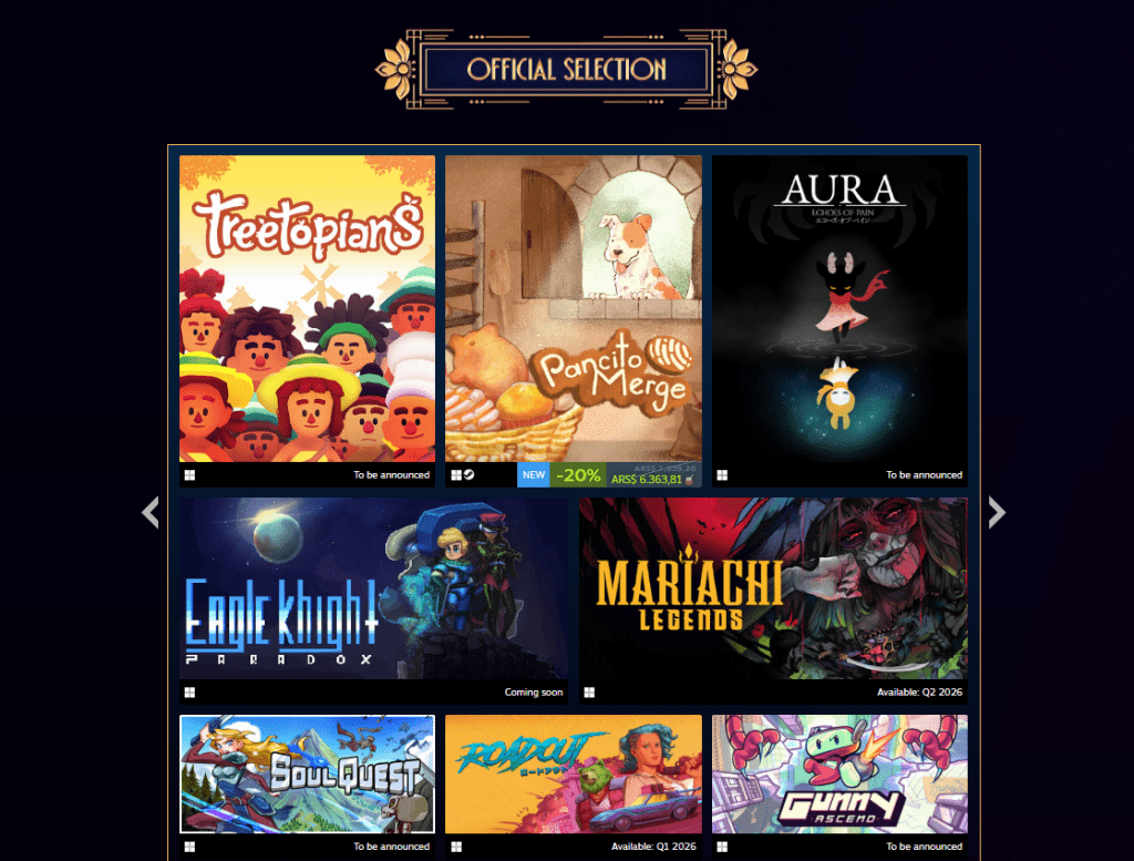 Latin American Games Showcase