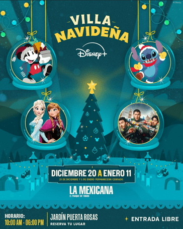 La Villa Navideña Disney+
