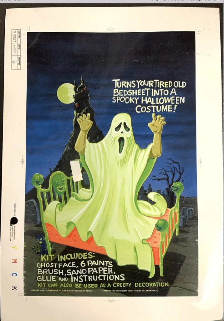 La historia de la máscara de Scream: El fantasma de Loren