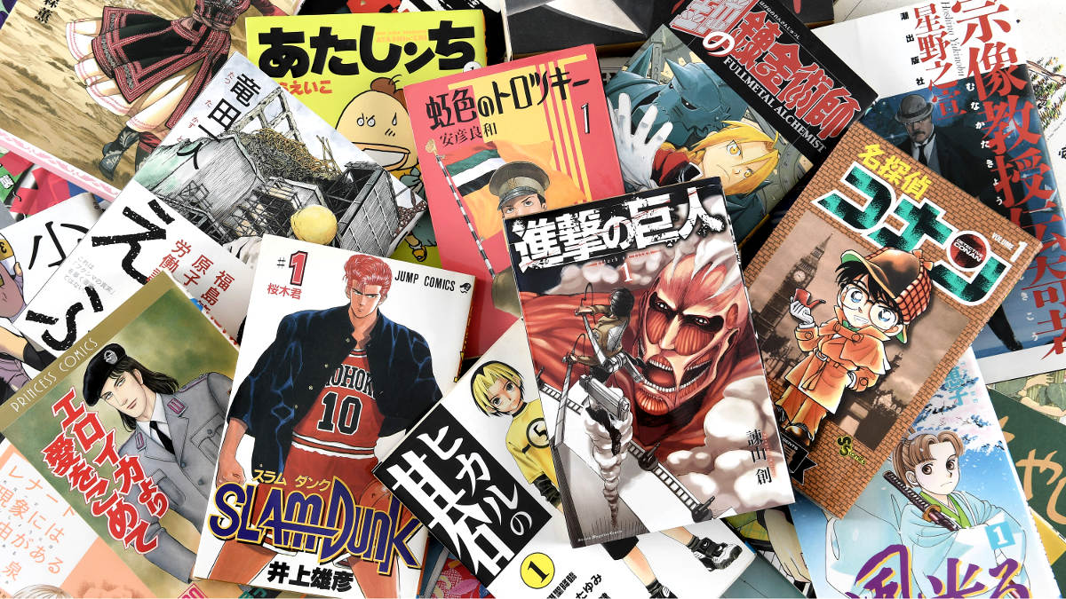 El mercado del manga en Japón sufre su primera caída.